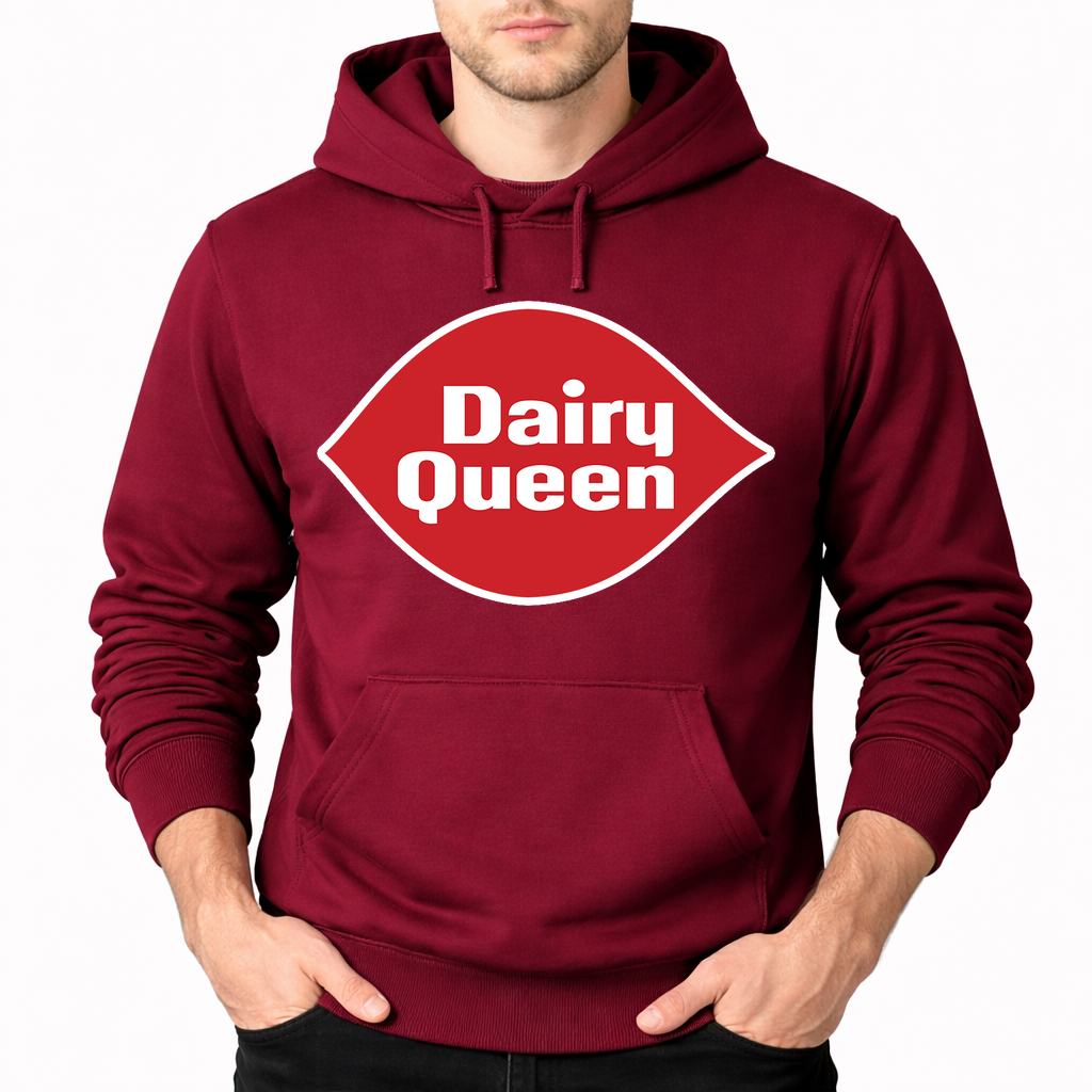 Men's Dairy Queen Pullover Hoodie - Burgundy