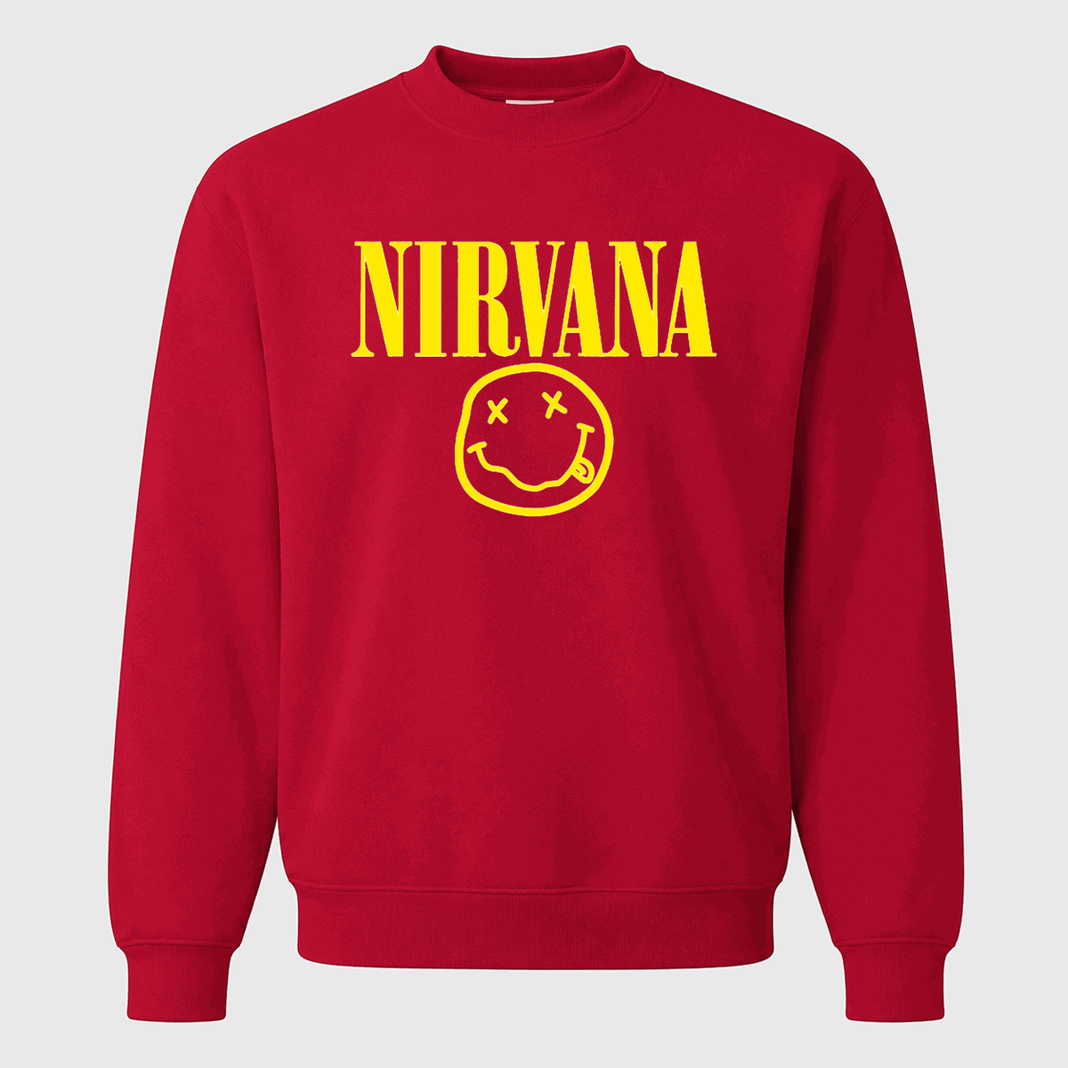Men's Nirvana Crewneck Sweatshirt - Red
