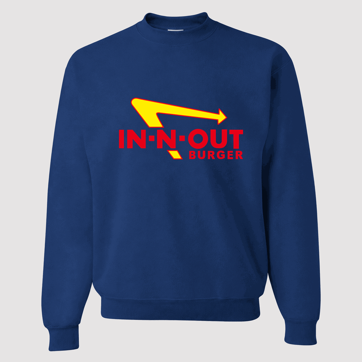 Men's In-N-Out Burger Crewneck Sweatshirt - Blue