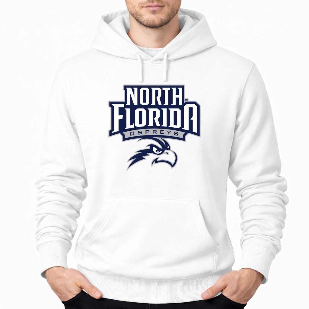 Men's UNF Ospreys Pullover Hoodie - White