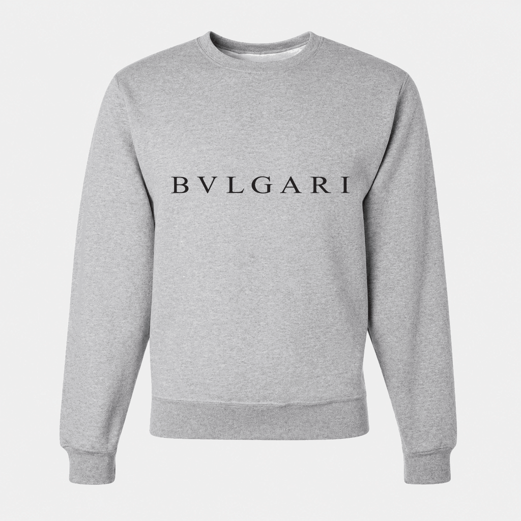 Men's Bvlgari Crewneck Sweatshirt - Gray