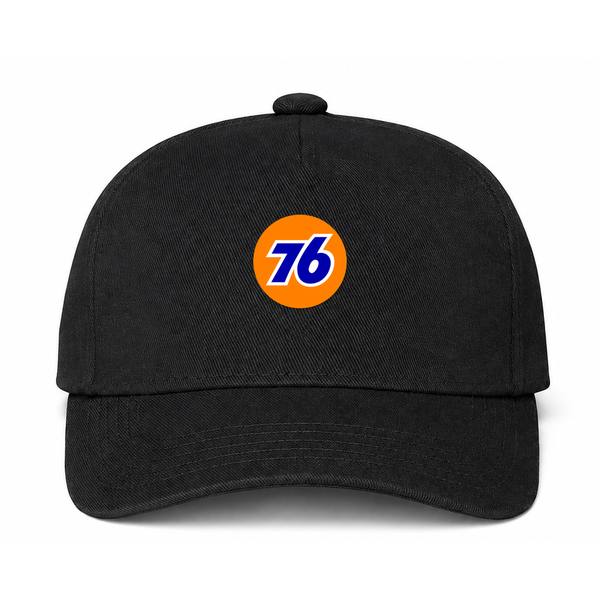 76 Logo Black Dad Baseball Cap Hat