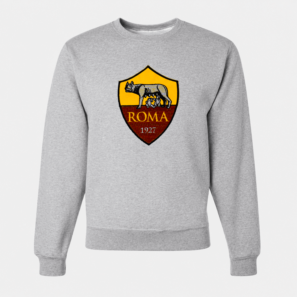 Men's AS Roma FC Crewneck Sweatshirt - Gray
