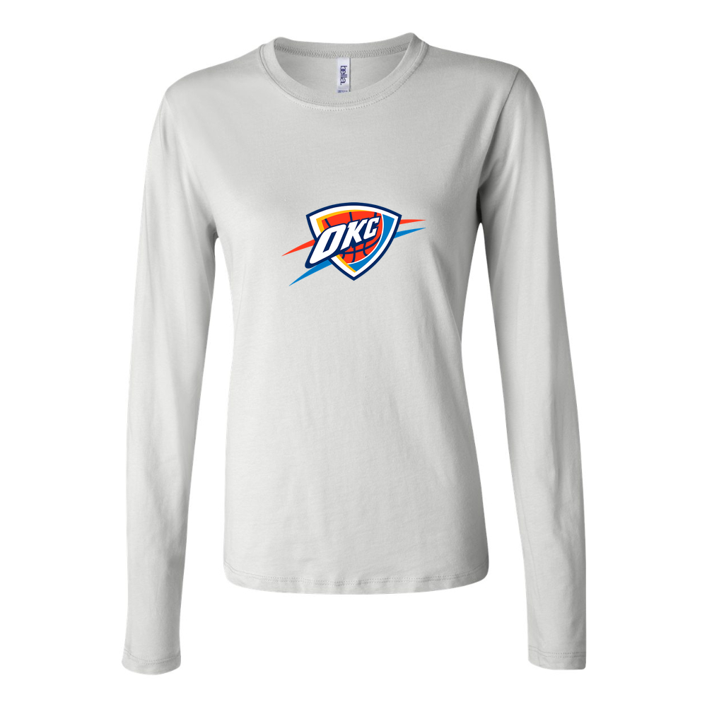 Women's Oklahoma City Thunder Long Sleeve T-Shirt - White