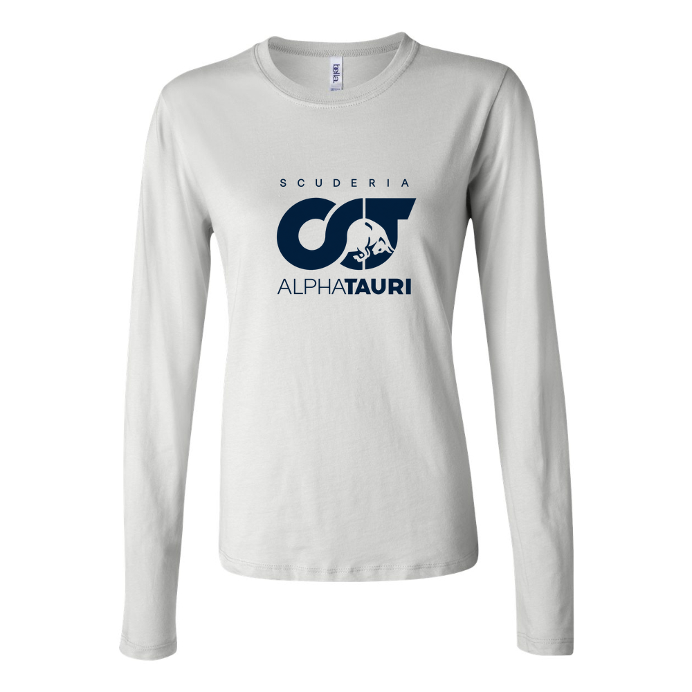 Women's Scuderia AlphaTauri Long Sleeve T-Shirt - White