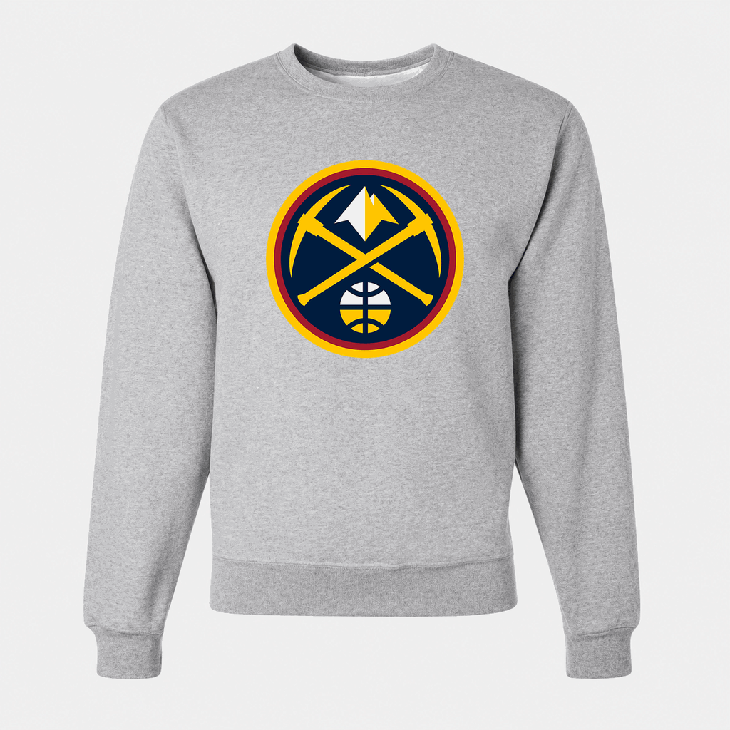 Men's Denver Nuggets Crewneck Sweatshirt - Gray