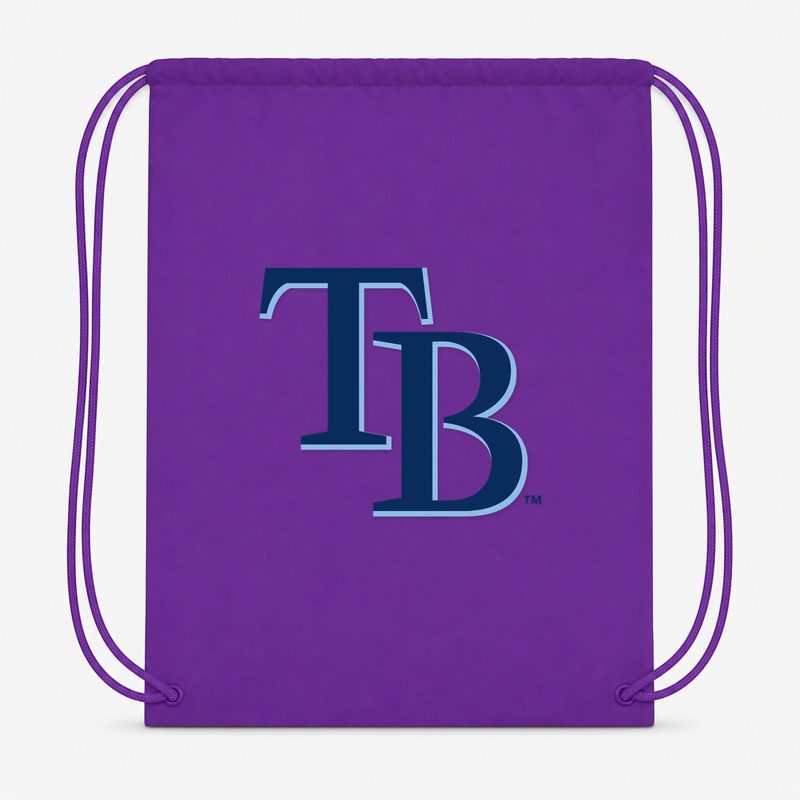 Tampa Bay Rays Drawstring Bag - Purple