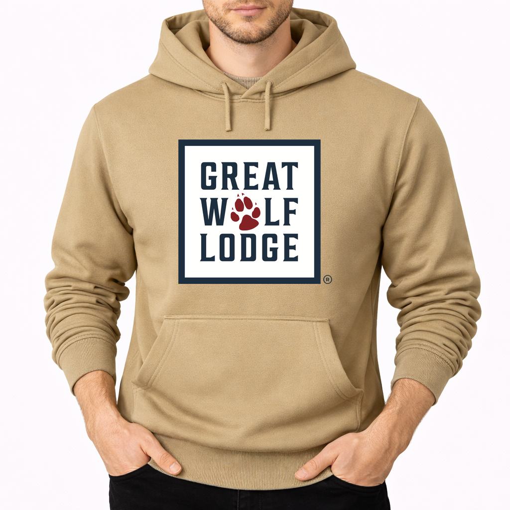 Men's Great Wolf Lodge Pullover Hoodie - Tan