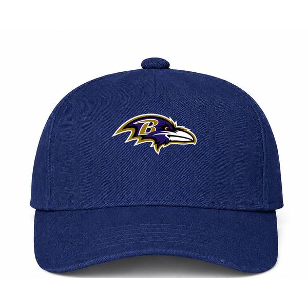 Baltimore Ravens NFL Logo Navy Dad Baseball Cap Hat