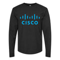 Men's Cisco Long sleeves Cotton Blend T-Shirt - Black