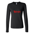Women's bojangles masterbrandmark 1c pms 1 Long Sleeve T-Shirt - Black