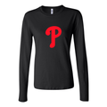 Women's Philadelphia Phillies Long Sleeve T-Shirt - Black