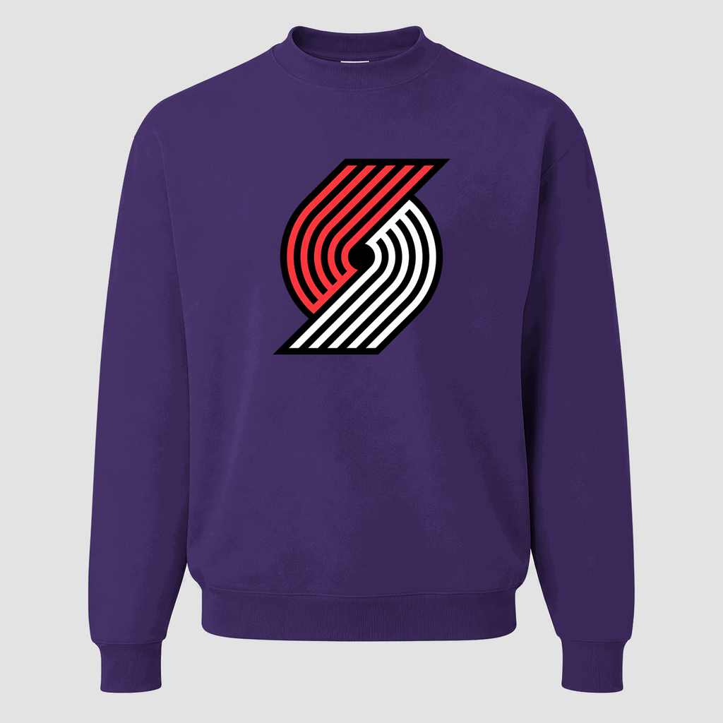 Men's Portland Trail Blazers Crewneck Sweatshirt - Purple