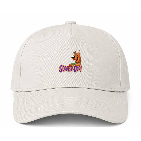 Scooby-Doo Logo Beige Dad Baseball Cap Hat