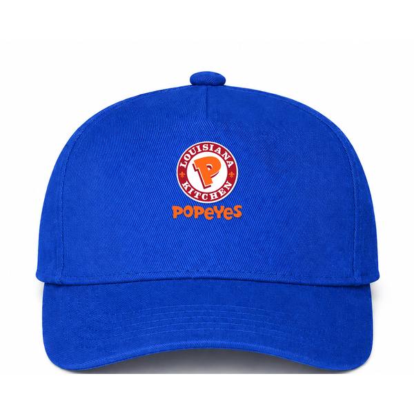 Popeyes Louisiana Kitchen Logo Blue Dad Baseball Cap Hat