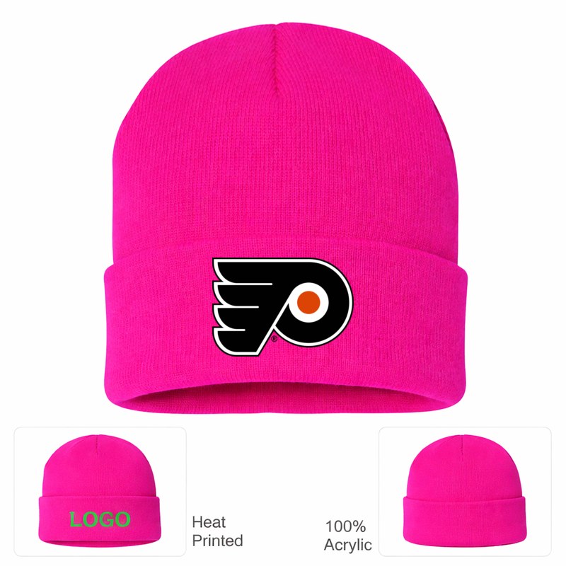 Philadelphia Flyers Hot Pink Beanie Hat