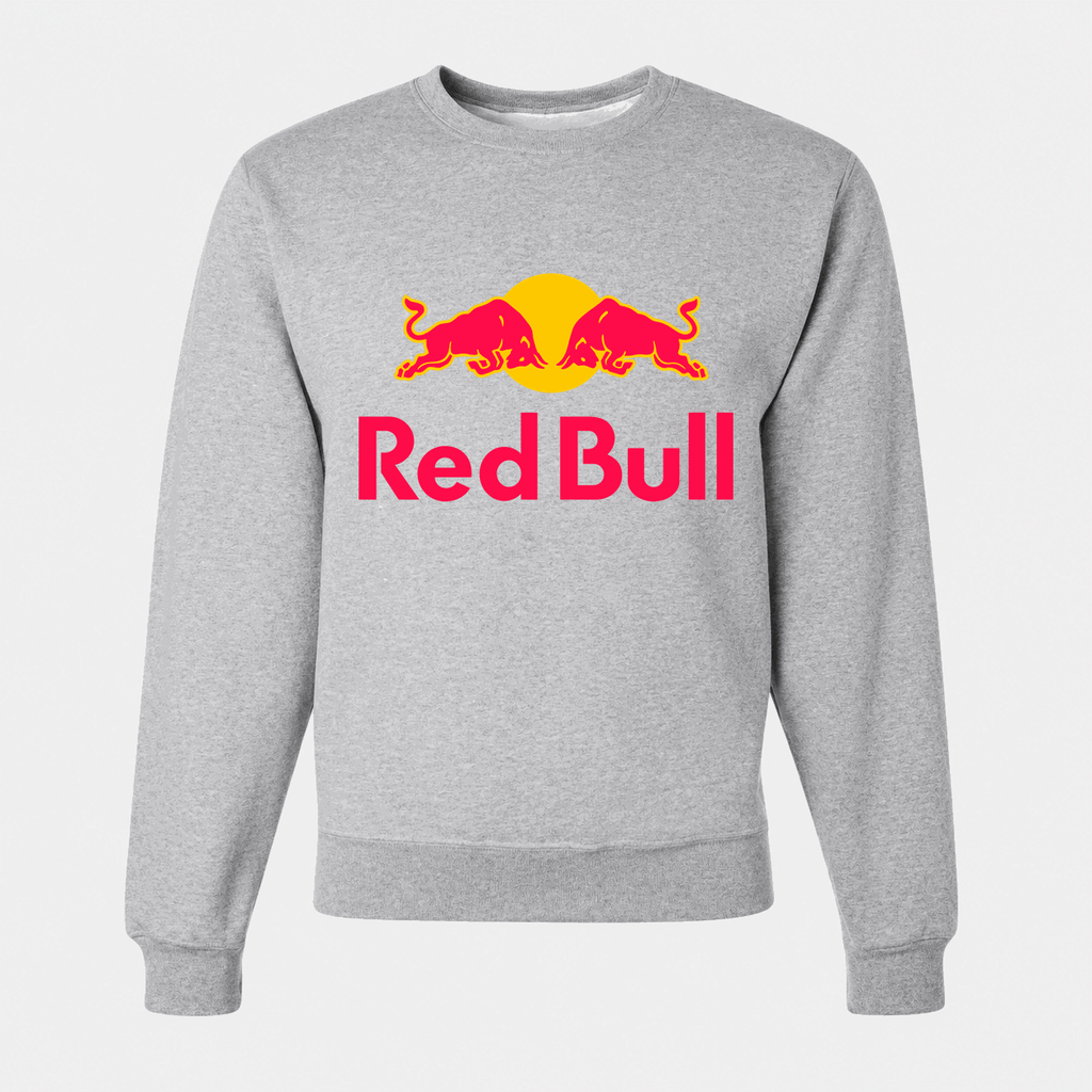 Men's Red Bull Crewneck Sweatshirt - Gray