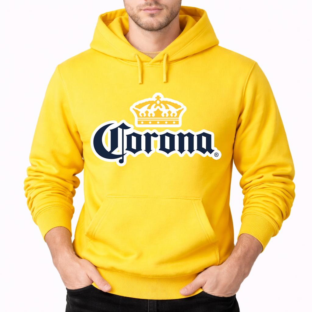 Men's Corona Pullover Hoodie - Yellow
