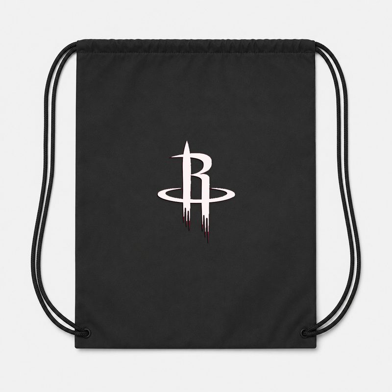 Houston Rockets Alternate Drawstring Bag - Black