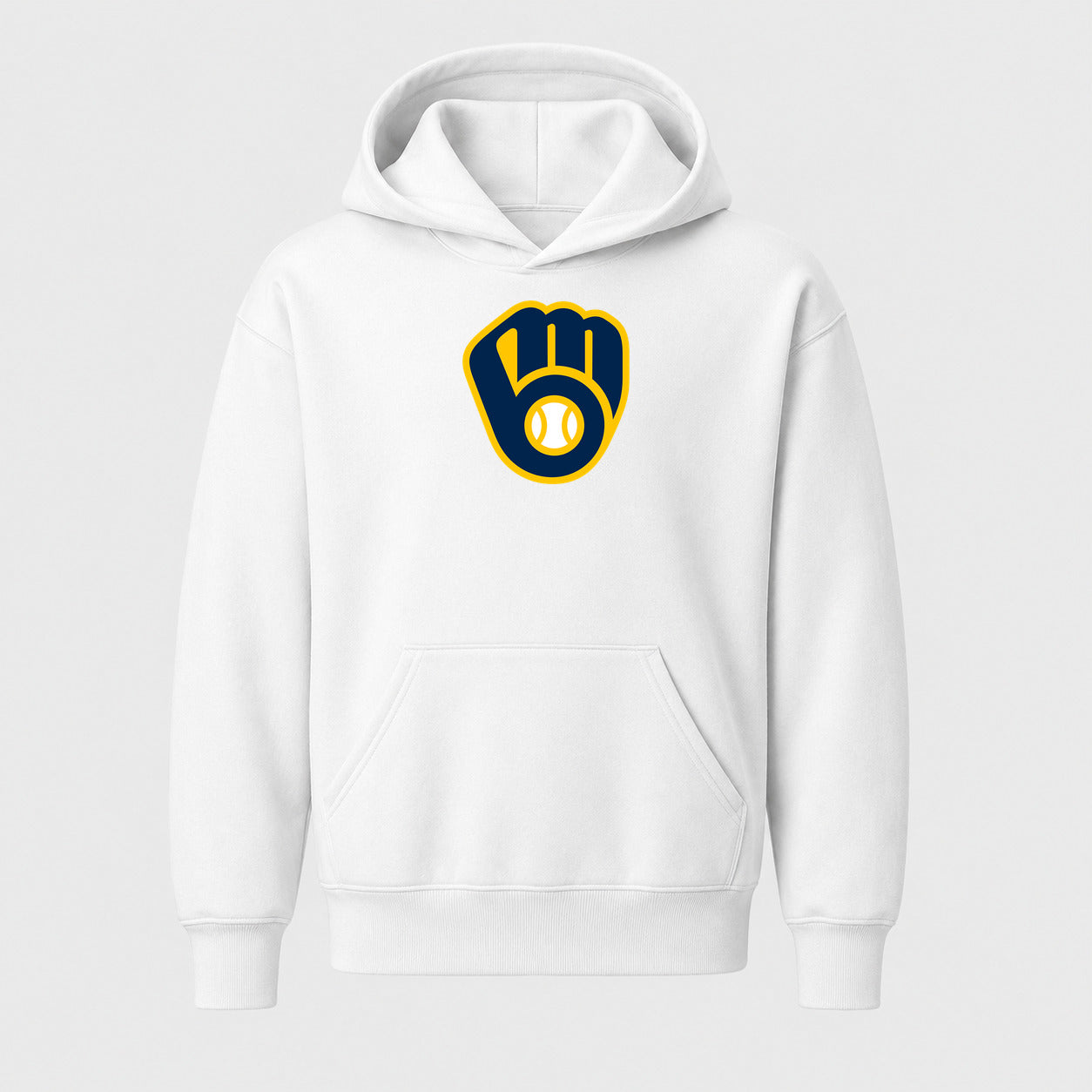 Youth Milwaukee Brewers Pullover Hoodie - White