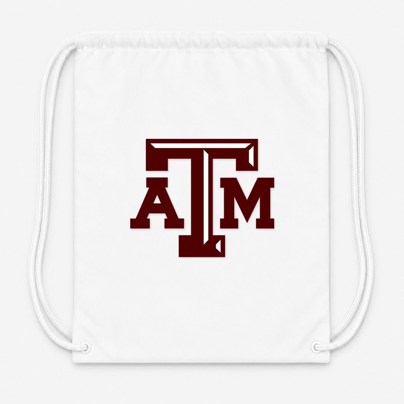 Texas Am University Drawstring Bag - White