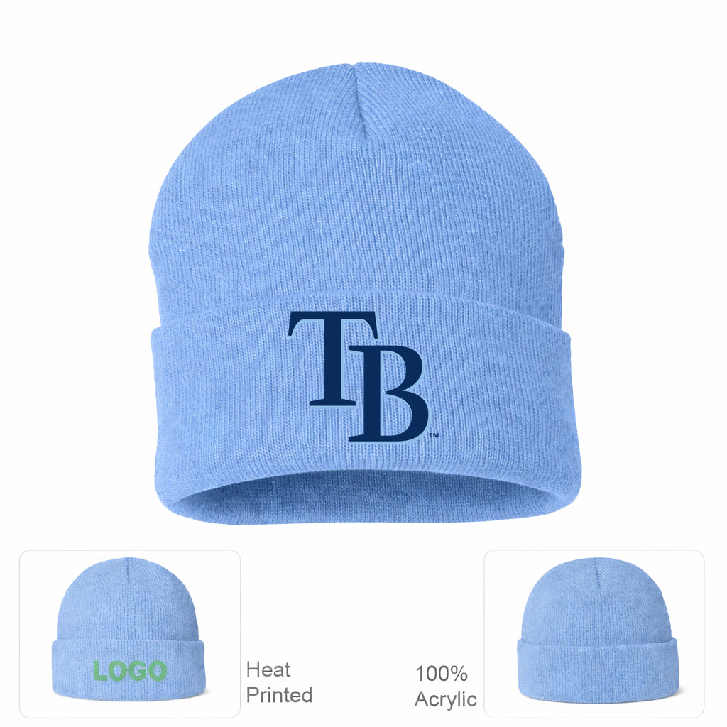 MLB Tampa Bay Rays Beanie Hat - Sky Blue