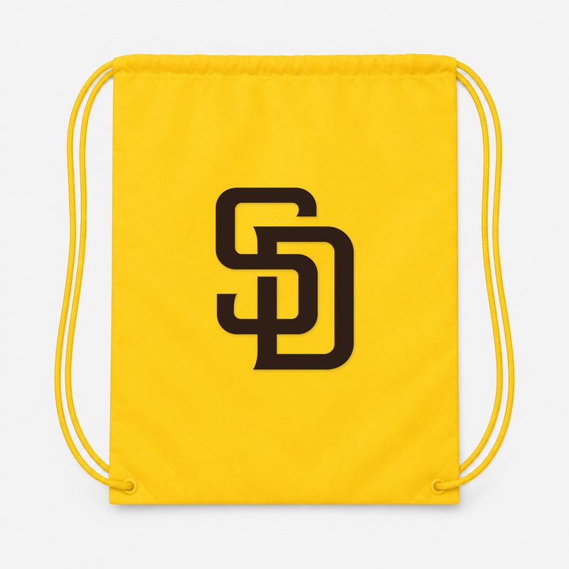San Diego Padres Drawstring Bag - Yellow