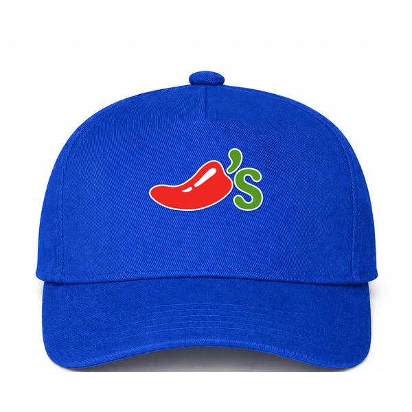 Chili's Logo Version 2 Blue Dad Baseball Cap Hat