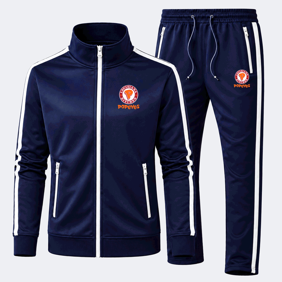 Popeyes Louisiana Kitchen tracksuit in Navy