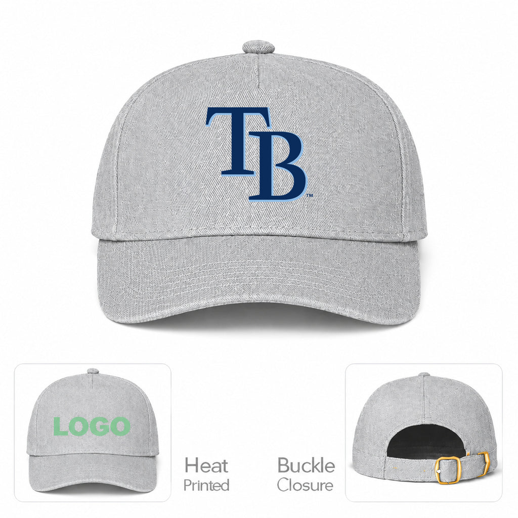 MLB Tampa Bay Rays Baseball Cap Hat - Gray