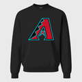 Men's Arizona Diamondbacks Crewneck Sweatshirt - Black