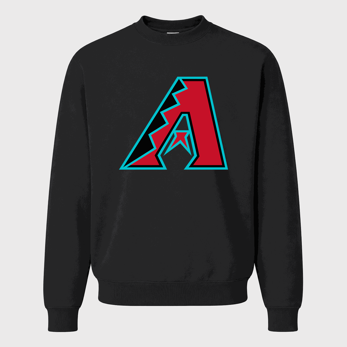 Men's Arizona Diamondbacks Crewneck Sweatshirt - Black