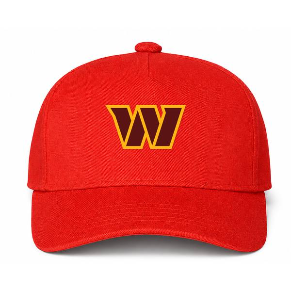 Washington Commanders NFL Logo Red Dad Baseball Cap Hat