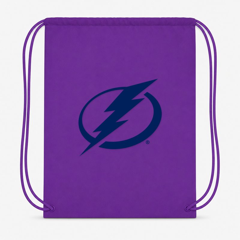 Tampa Bay Lightning Drawstring Bag - Purple