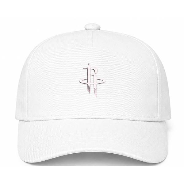 Houston Rockets Army Green Logo White Dad Baseball Cap Hat