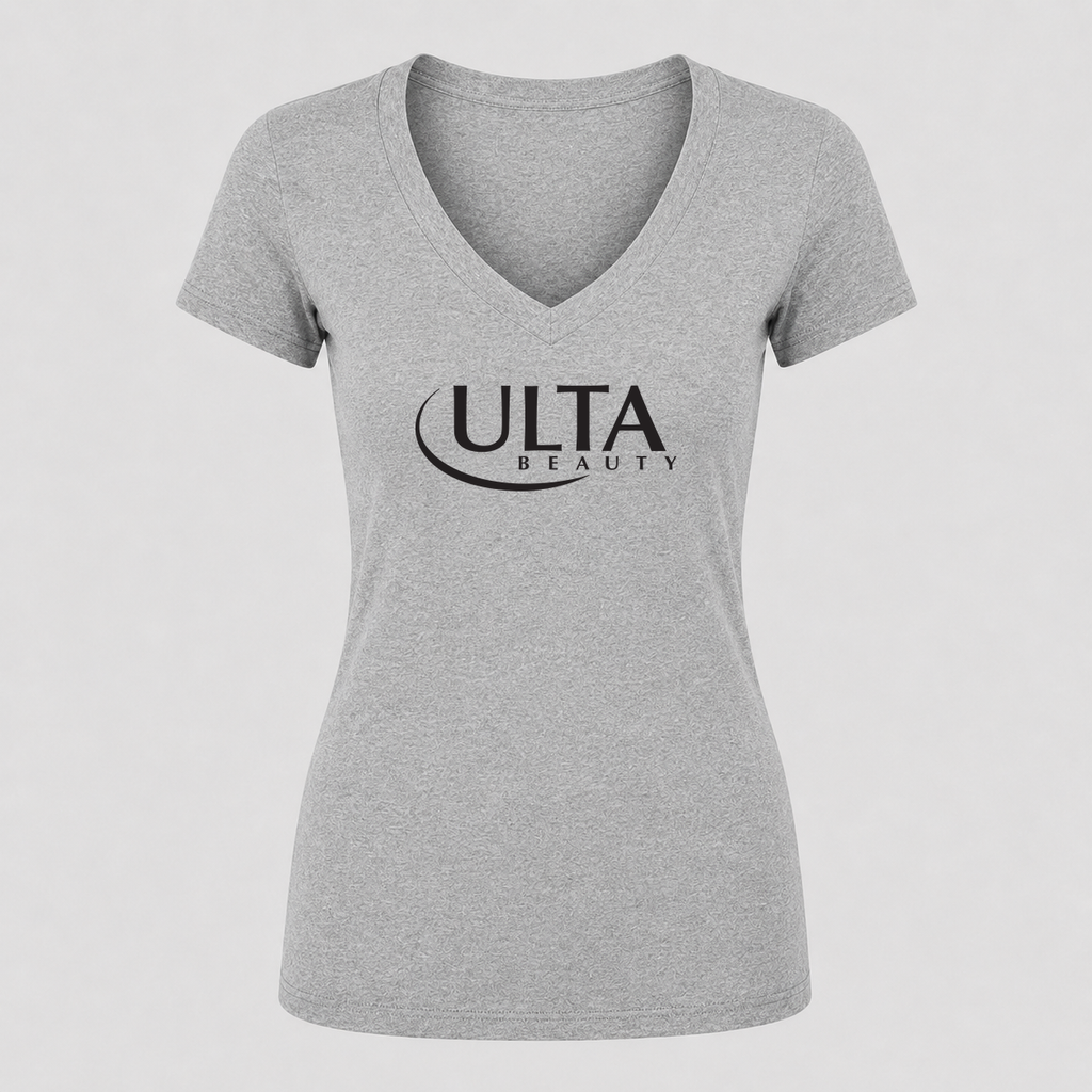 Women's Ulta Beauty V Neck T-Shirt in gray