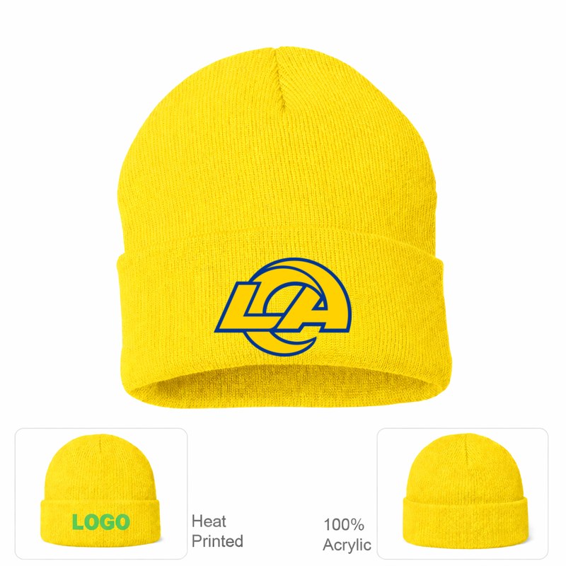 Los Angeles Rams Yellow Beanie Hat