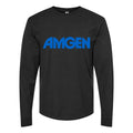 Men's Amgen-Logo-500x281-min Long sleeves Cotton Blend T-Shirt - Black