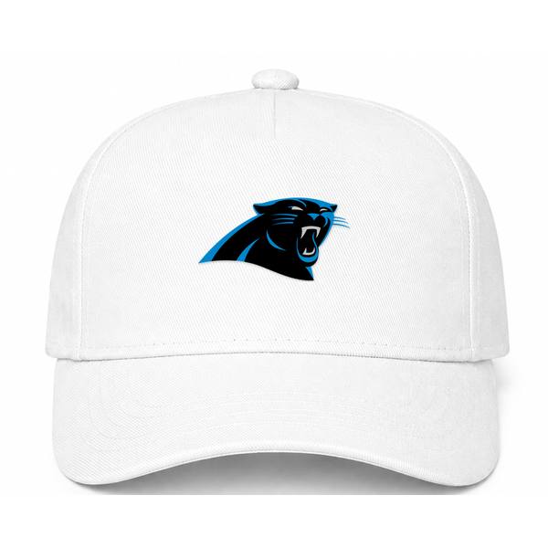 Carolina Panthers NFL Logo White Dad Baseball Cap Hat