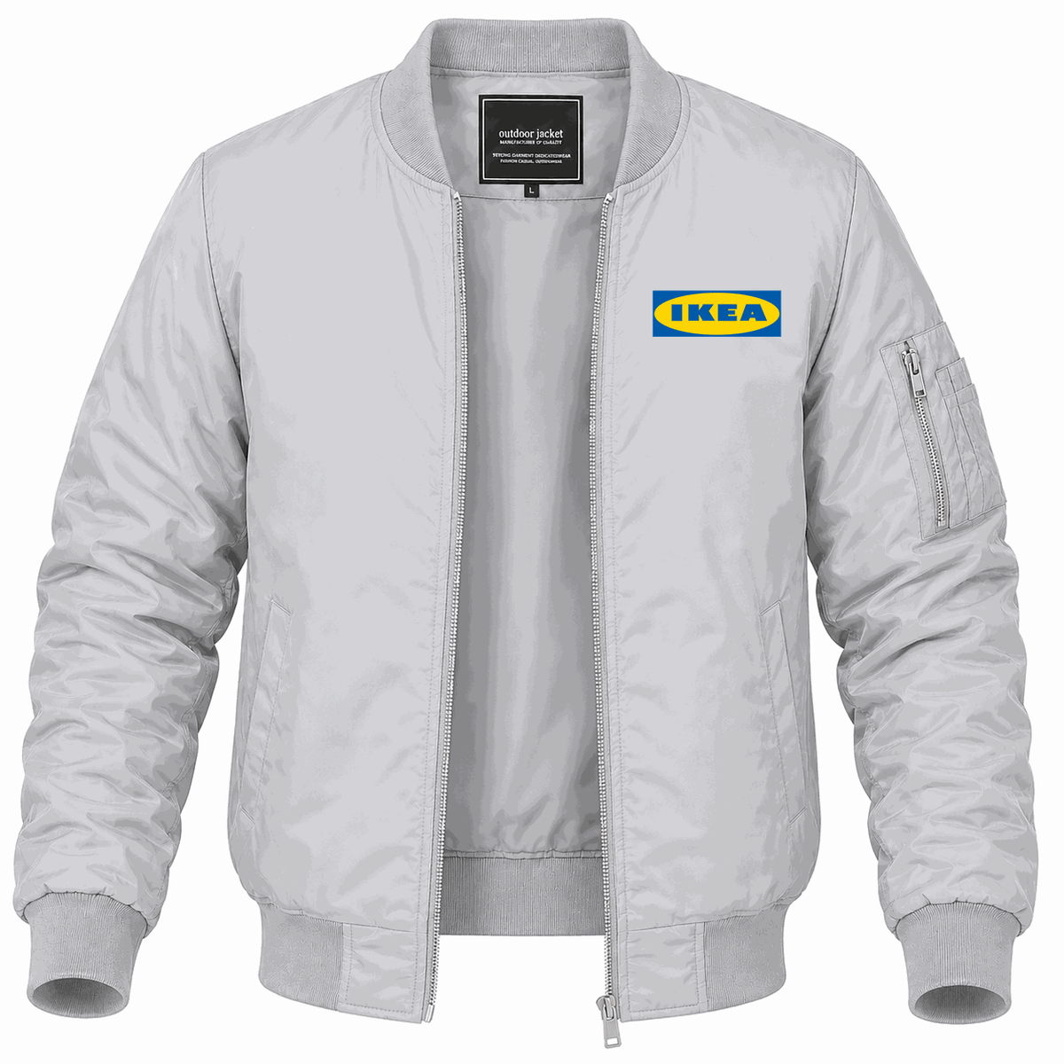 Men's IKEA Lightweight Bomber Jacket - Gray