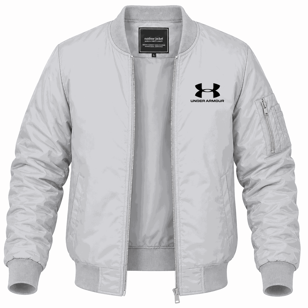 Men's Under Armour Lightweight Bomber Jacket - Gray