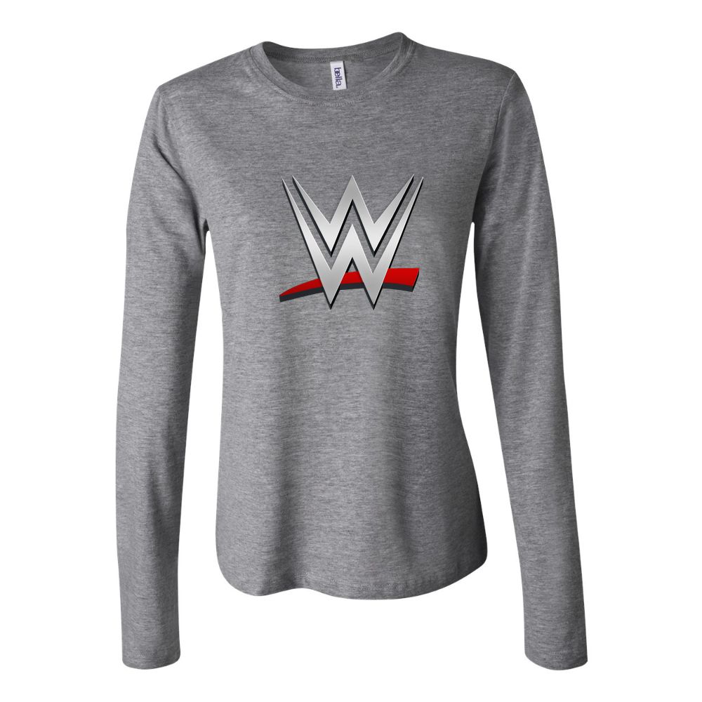 Women's WWE Wrestling Long Sleeve T-Shirt - Gray