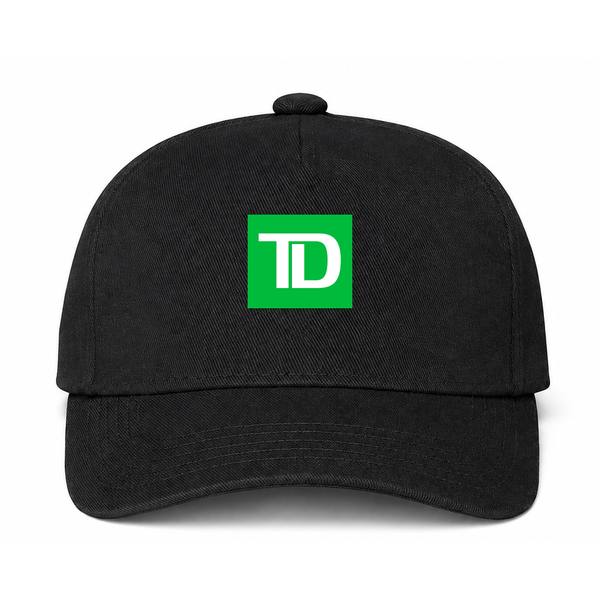 TD Bank Logo Black Dad Baseball Cap Hat