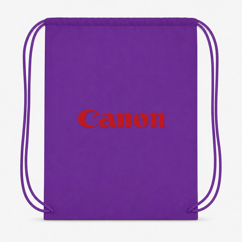 Canon Inc Drawstring Bag - Purple