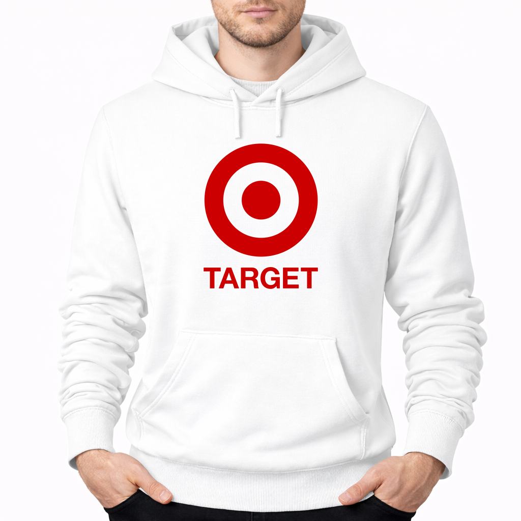 Men's Target Pullover Hoodie - White
