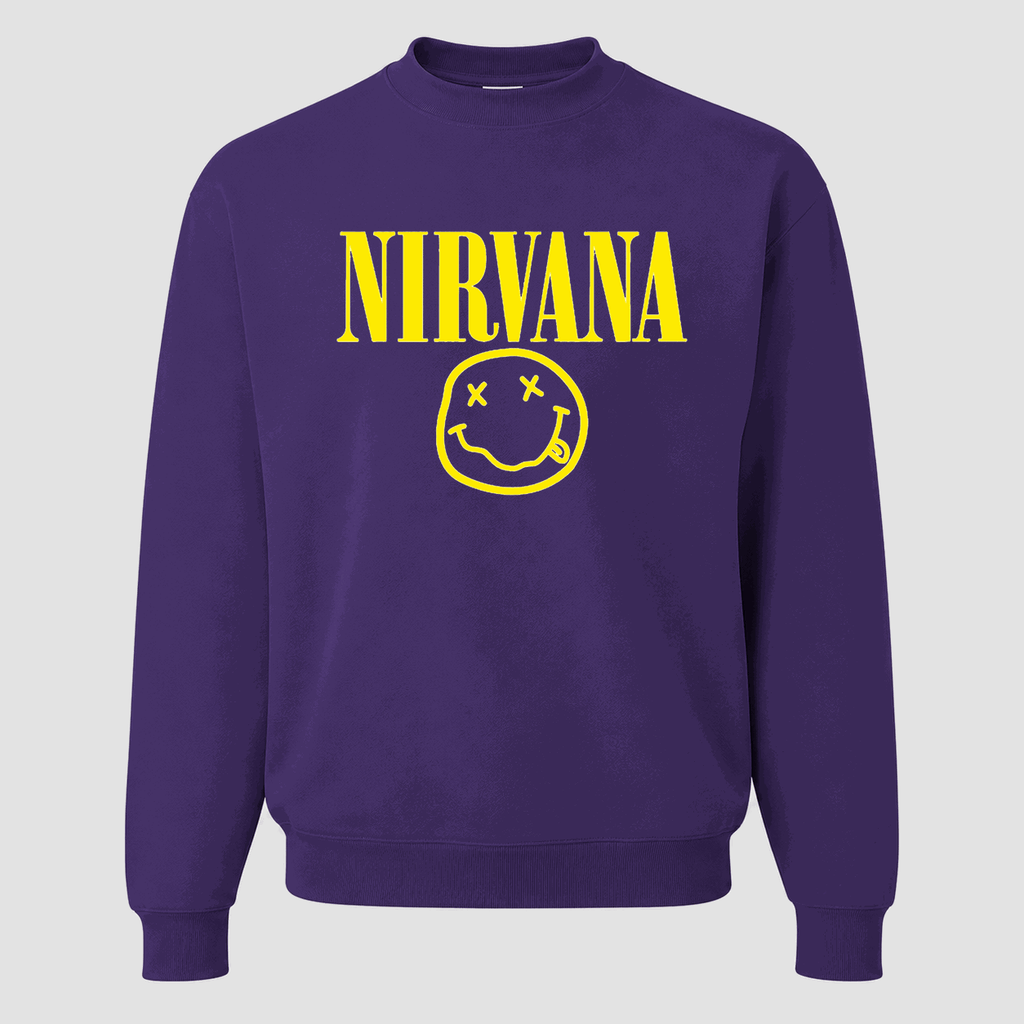 Men's Nirvana Crewneck Sweatshirt - Purple