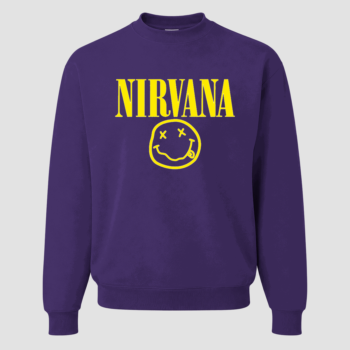 Men's Nirvana Crewneck Sweatshirt - Purple