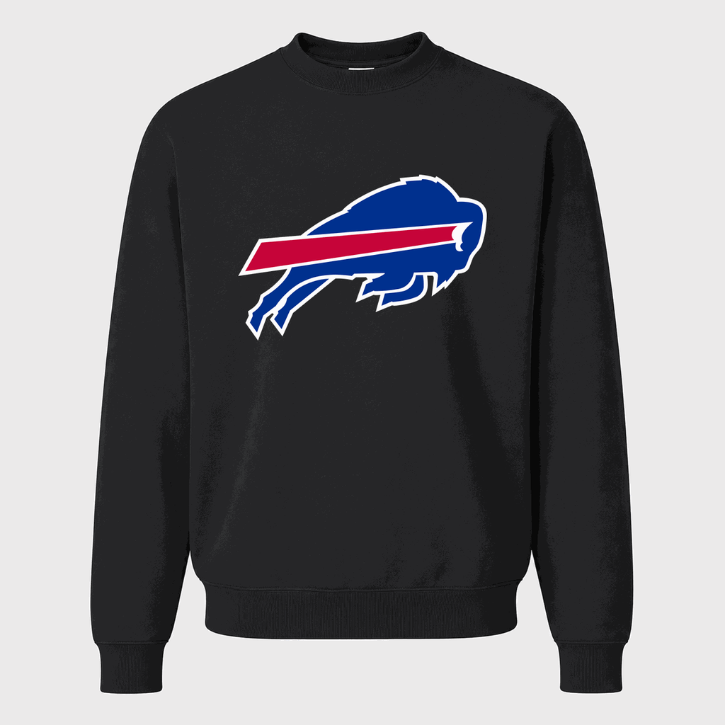 Men's Buffalo Bills Crewneck Sweatshirt - Black