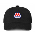 Marathon Logo Black Dad Baseball Cap Hat
