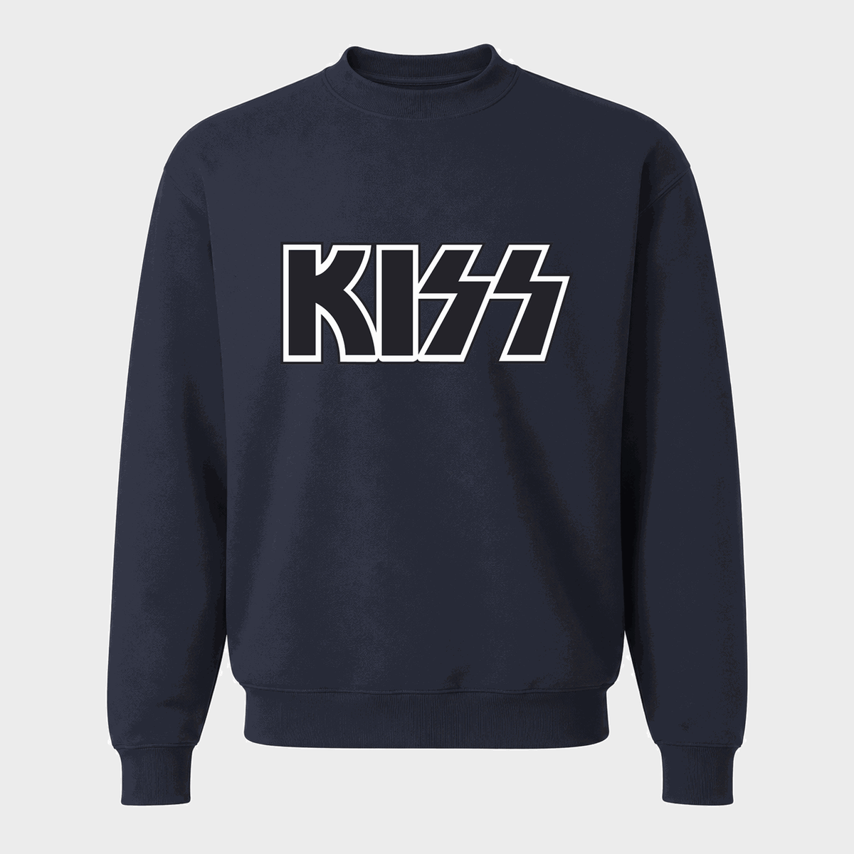 Men's KISS Crewneck Sweatshirt - Navy